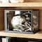 Black Football Helmet Display Case with Mirror Back by Studio Décor®